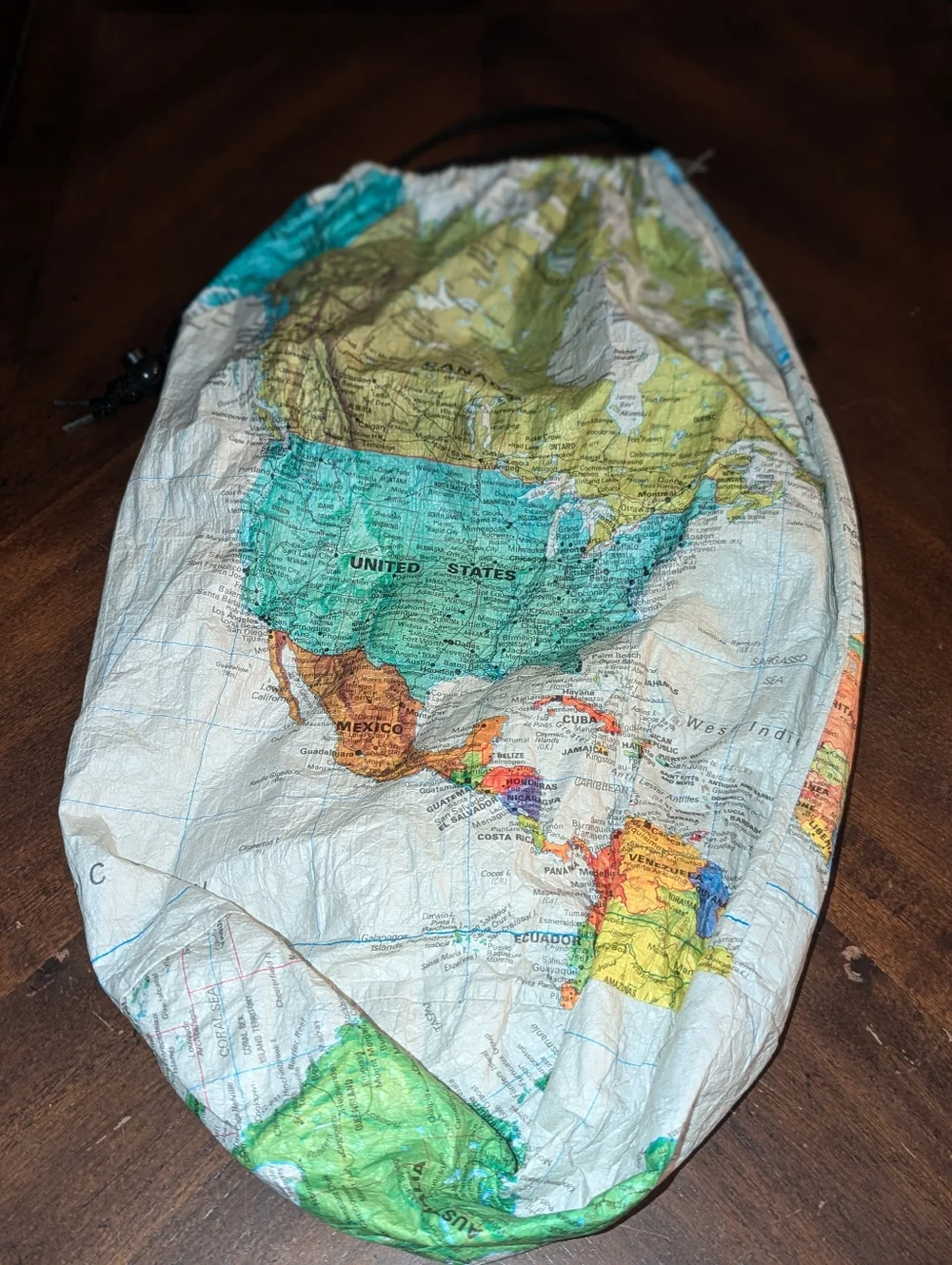 Vintage 1989 “Wearin’ the World“ Kurt Cobain Tyvek Atlas World Map Jacket